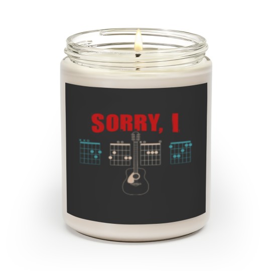 Discover Funny Guitar Message Chords Idgaf Guitarist Chord Scented Candles