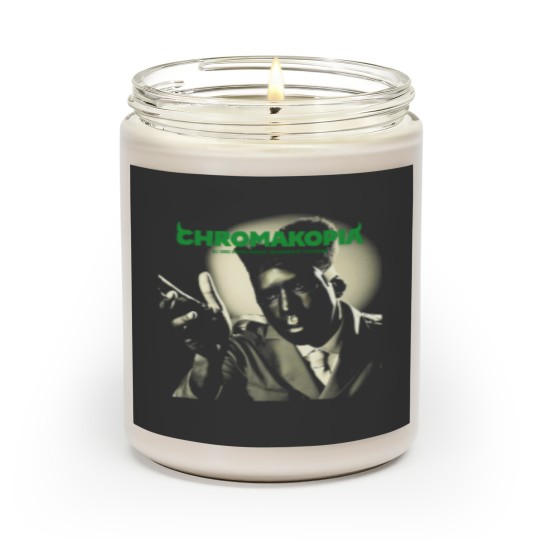 Discover Tyler the Creator Chromakopia Scented Candles, rap album merch, hip-hop fashion
