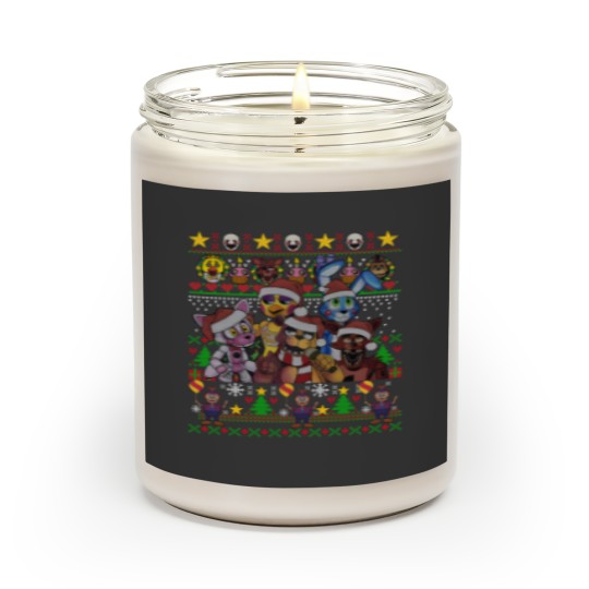 Discover FNAF Five Nights at Freddy's Christmas Ugly Scented Candles