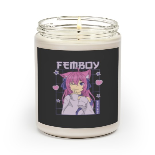 Discover Femboy Anime Cute Little Femboy Scented Candles