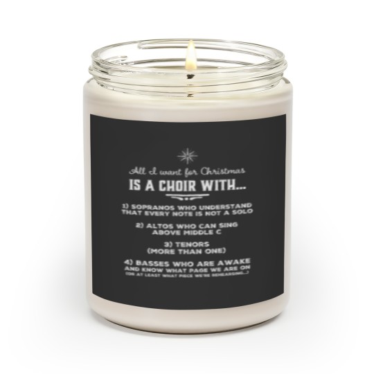 Discover Funny Choir Director Design The Perfect Christmas Gift Scented Candles
