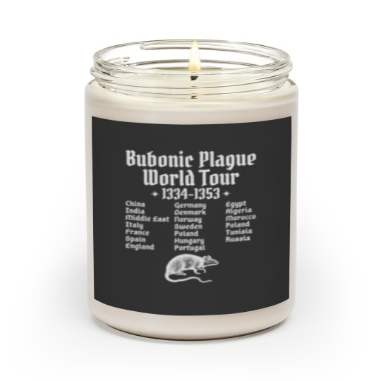 Discover Funny Meme Bubonic Plague World Tour Cringe Scented Candles