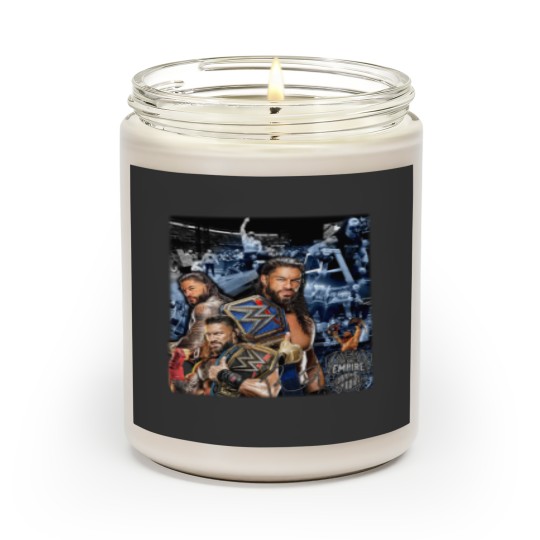Discover Vintage Roman Reigns Bootleg Style Scented Candles, Roman Reigns