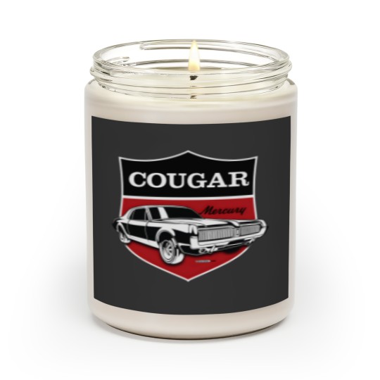 Discover Classic Mercury Cougar crest Scented Candles