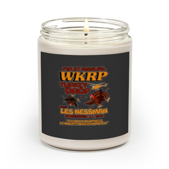 Discover Thanksgiving 1st Annual WKRP Turkey Drop Scented Candles