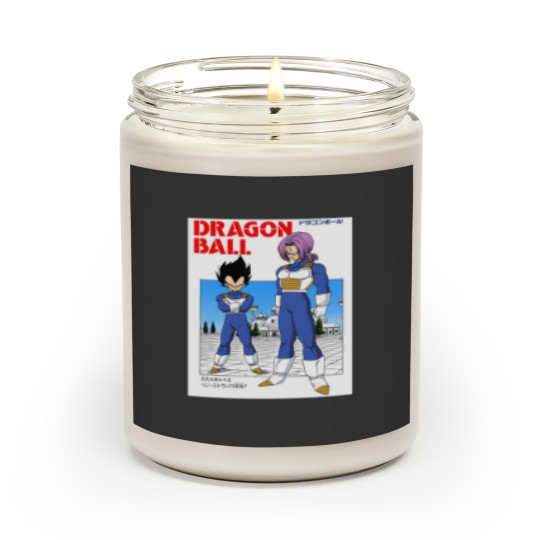 Discover DBZ Vegeta & Trunks Manga Cover Scented Candles