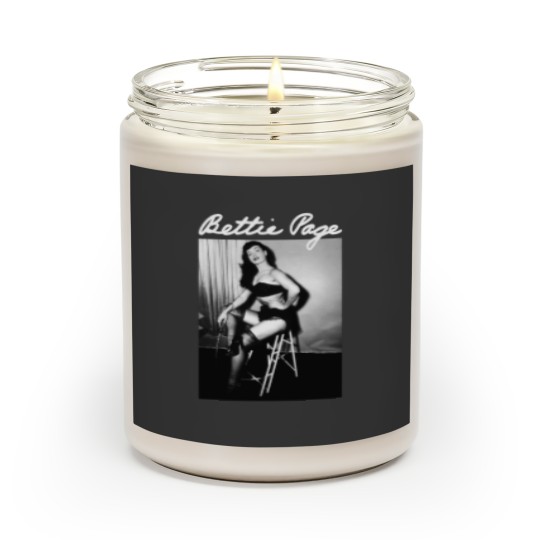Discover Bettie Page BLACK Scented Candles short sleeve
