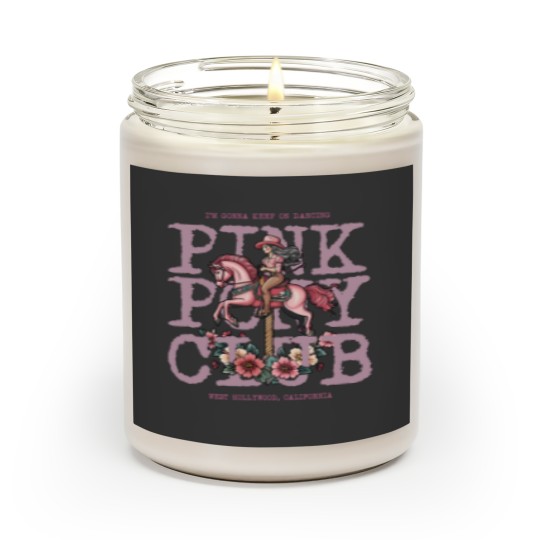 Discover Pink Pony Club Scented Candles, I'm Gonna Keep On Dancing, Midwest Princess 2024 Tour Scented Candles