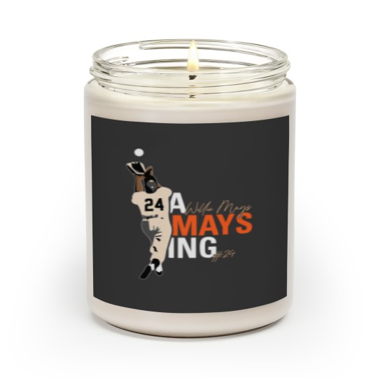 Discover Willie Mays 24 The Catch Scented Candle