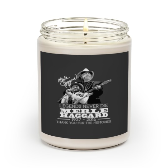 Discover Vintage Merle Haggard Memories Signed Men Scented Candles