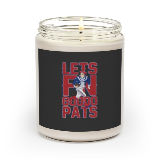 Discover LETS FN GOOOO PATS.png Scented Candles