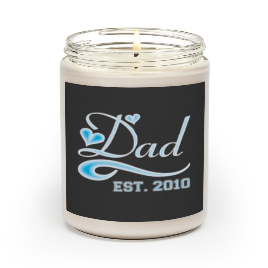 Discover Dad Established 2010 Happy Fathers Day Scented Candles