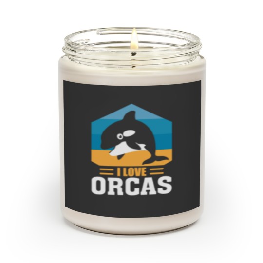 Discover Orca whale gift Scented Candles
