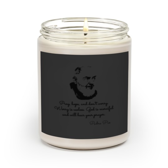 Discover Padre Pio Quotes Scented Candles