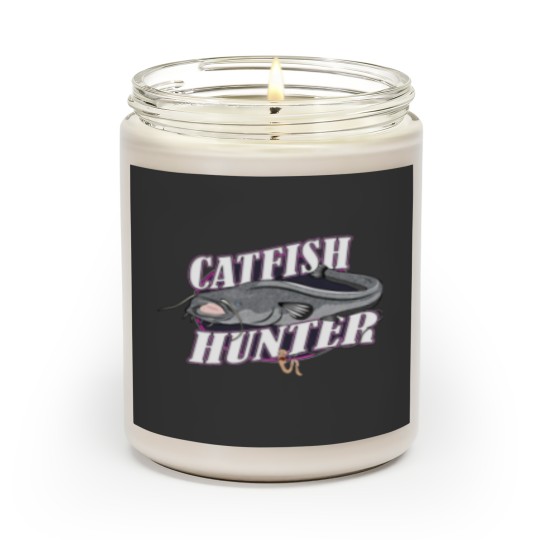 Discover Catfish Gift Mudcat Fisherman wels catfish Scented Candles