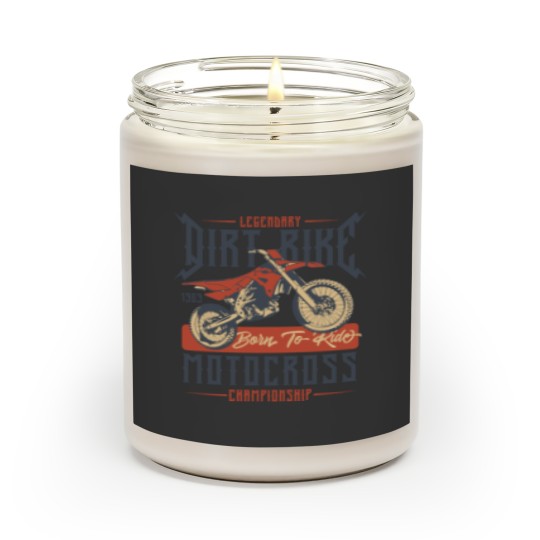 Discover Legendary Dirt Bike Motocross Championship 1969 Scented Candles