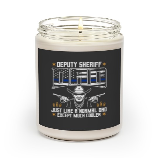Discover Deputy Sheriff Cool Dad Police Law Enforcement Scented Candles