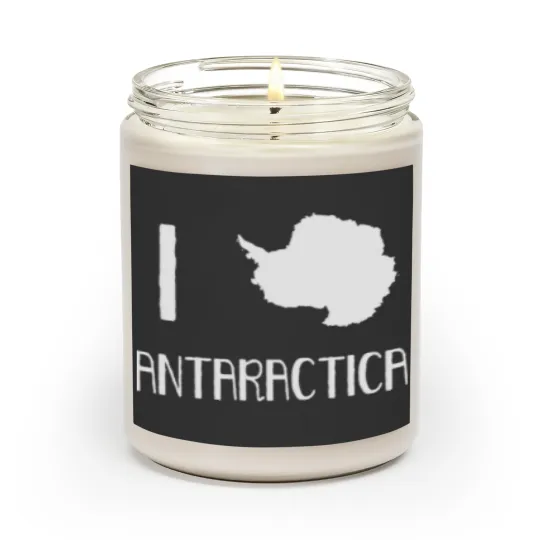 Discover I Love Antarctica South Pole Penguin Expedition Scented Candles
