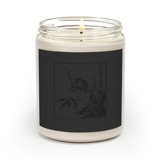 Discover Japanese Bird Art Scented Candles