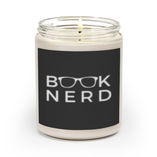 Discover Book Nerd Glasses Funny Scented Candles