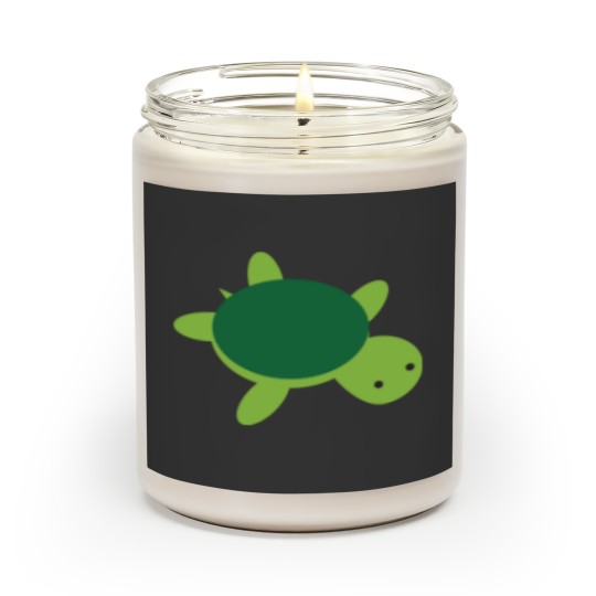 Discover Cute Green Turtle Scented Candles