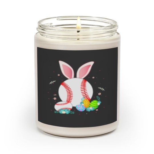 Discover Baseball Easter Egg Women Men Teen Girls Boys Scented Candles