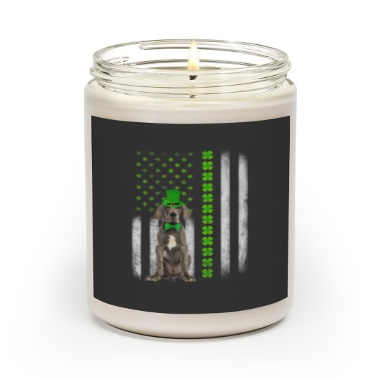 Discover Dane Saint Patrick's Day American Flag Dogs Lover Scented Candles