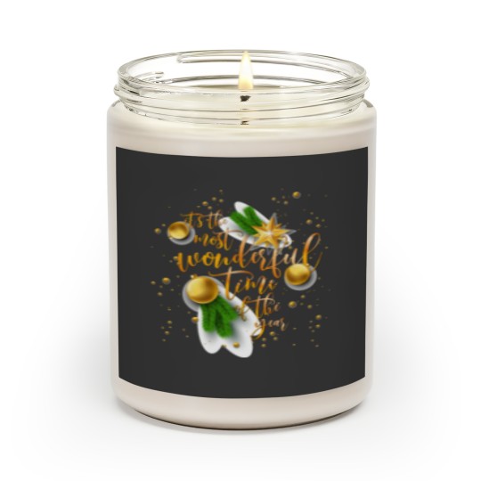 Discover Christmas It's the Most Wonderful Time of the Year Scented Candles