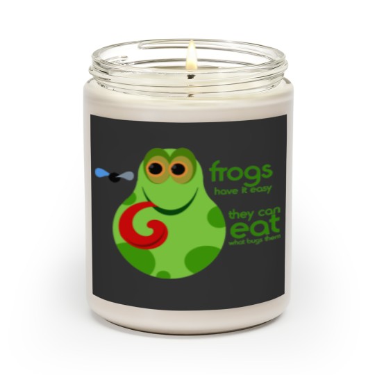 Discover Funny Frog Quote Scented Candles