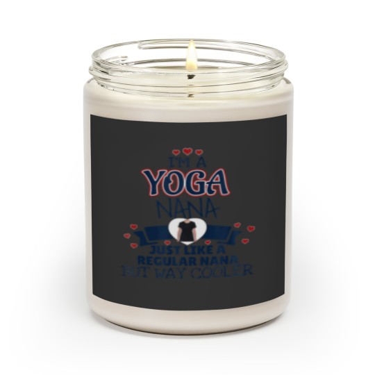 Discover Funny Yoga Nana Way Cooler Scented Candles