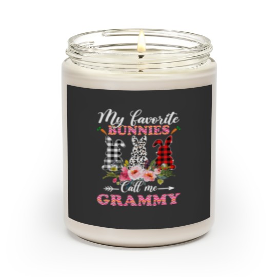 Discover My Favorite Bunnies Call Me Grammy Easter Leopard Scented Candles