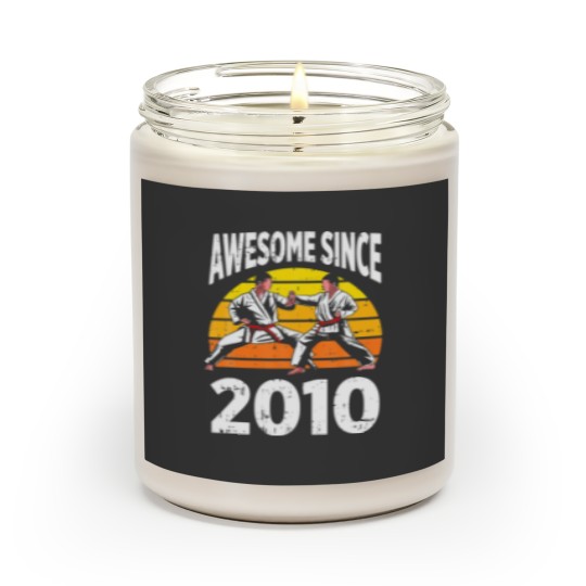 Discover Karate Awesome Since 2010 12Th Birthday 2 Years Ol Scented Candles