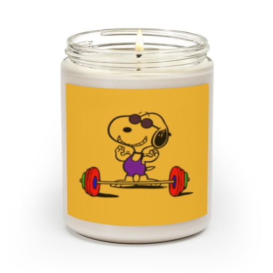 Discover Snoopy Weightlifting Scented Candles