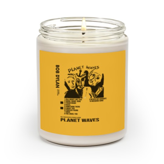 Discover Bob Dylan - Planet Waves Album Poster Scented Candles
