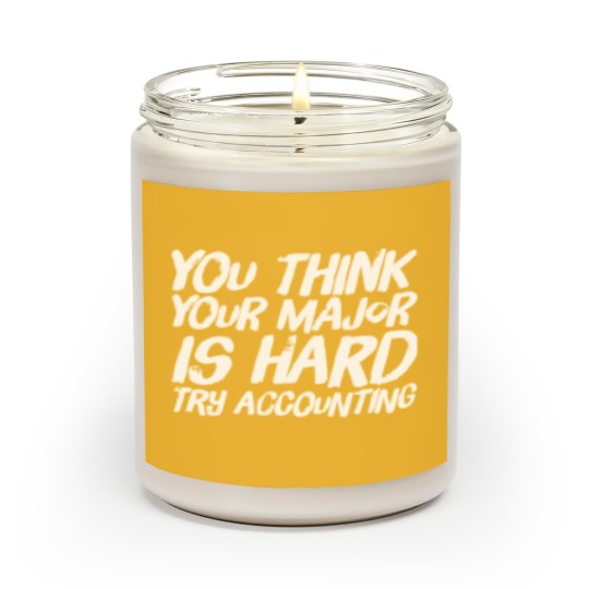 Discover Accounting Major Scented Candles