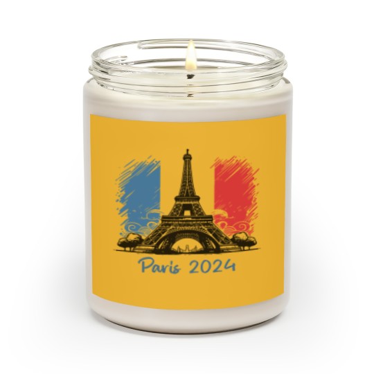 Discover Summer Games, 2024 Paris Olympics, France Scented Candles