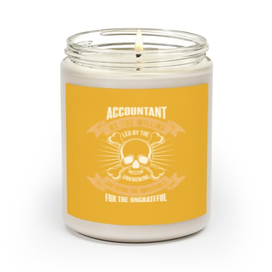 Discover Accountant Skull bones Gift work Father man funny Gift - Skull - Scented Candles