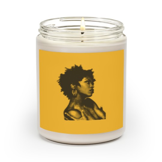 Discover Lauryn Hill || Vintage Halftone-Style || Fan Art Design| - Lauryn Hill - Scented Candles