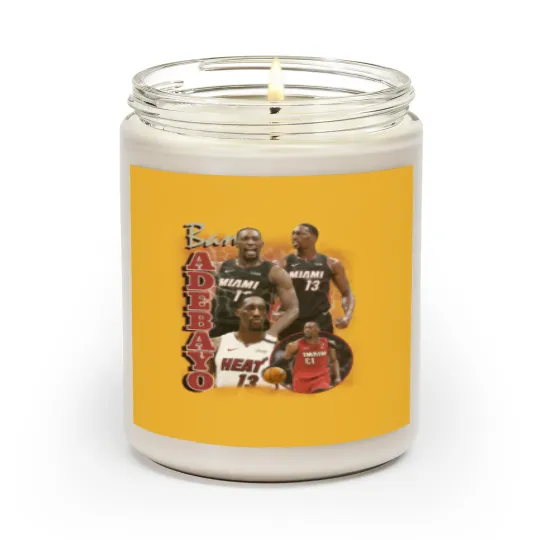 Discover Bam Adebayo Scented Candles, basketball Scented Candles
