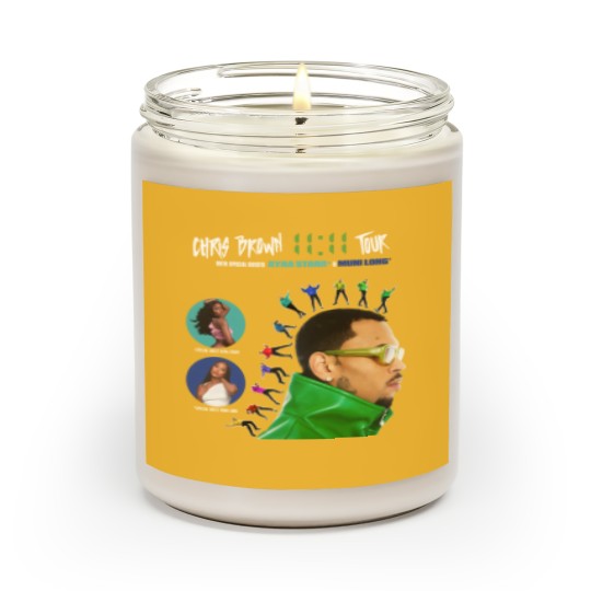 Discover Chris Brown 11:11 Tour 2024 Scented Candles - Concert Collection