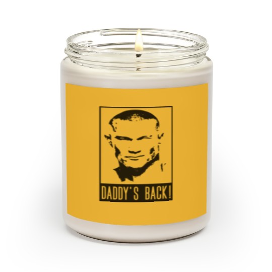 Discover Randy Orton Scented Candles Wrestling Entertainment The Viper Randy Orton Daddy's Back Scented Candles