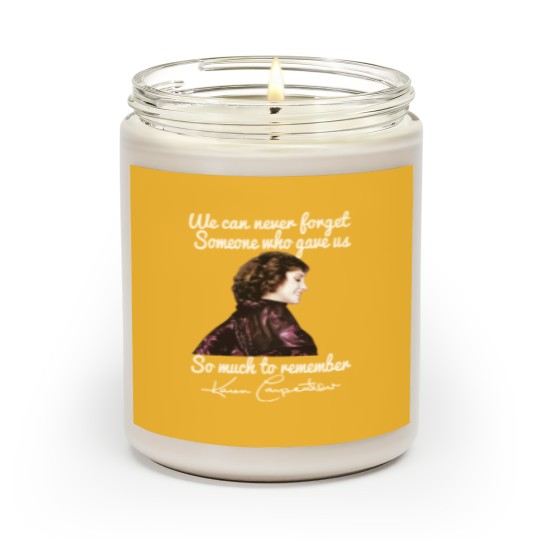 Discover Karen Carpenter Never Forget Short Sleeve Scented Candles