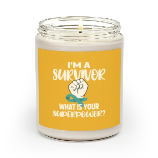 Discover Cervical Cancer Survivor Cervical Cancer Awareness Scented Candles