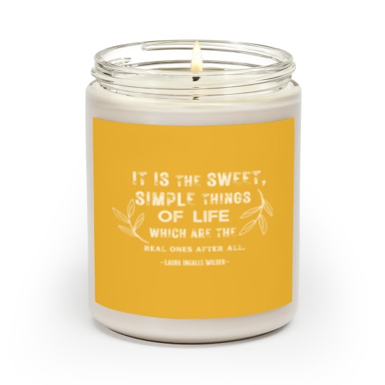Discover Little House on the Prairie Scented Candles Laura Ingalls Wilder Quote Scented Candles