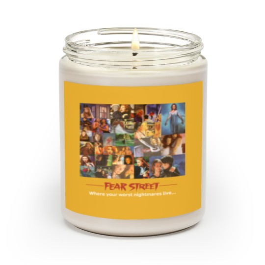 Discover Fear Street Cover Collage Scented Candles - Fear Street - Scented Candles