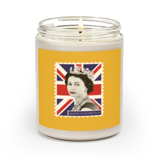Discover Queen Elizabeth II Stamp_ Union Jack Scented Candles