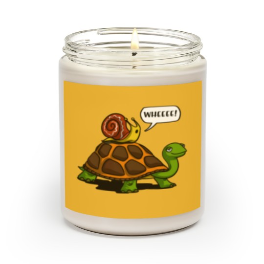 Discover Snail Riding Turtle Scented Candles