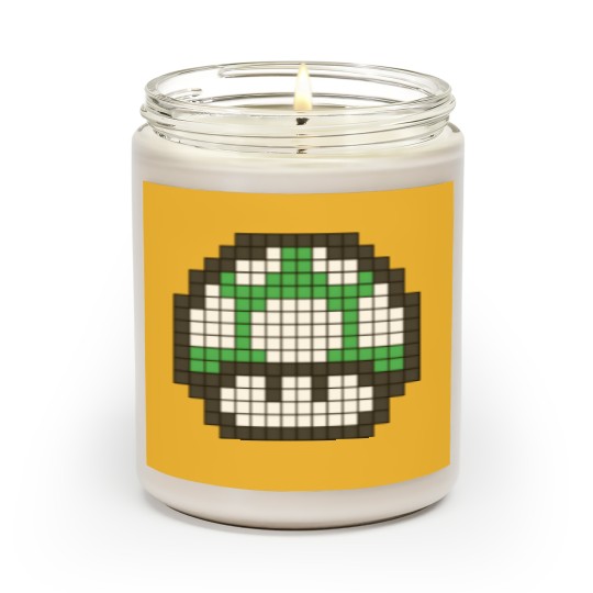 Discover 8Bit - Green Mushroom 1Up Scented Candles
