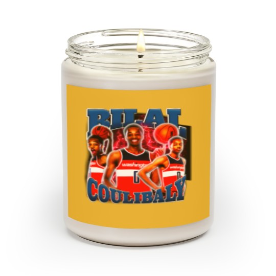 Discover Bilal Coulibaly Vintage  Retro 90's Scented Candles Basketball Player Bilal Coulibaly Vintage Scented Candles Scented Candles Vintage Bootleg Basketball Scented Candles Scented Candles