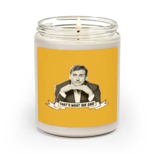 Discover That's what she said Scented Candles | Michael Scott Scented Candles | The Office